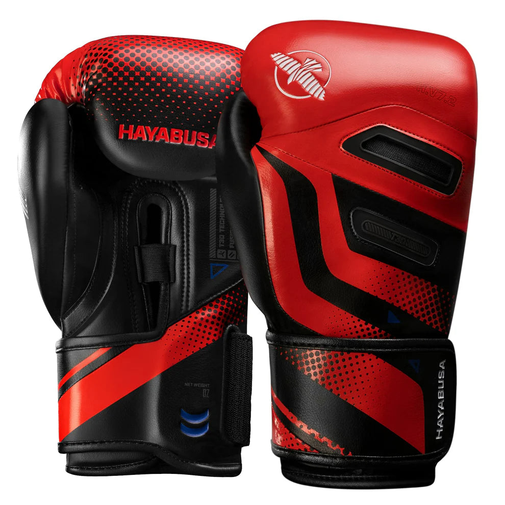 Guantes de boxeo Hayabusa T3D (rojo/negro)