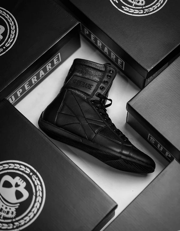 Zapatillas de boxeo Superare Edición especial (negras)