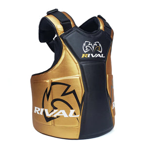 Kit de entrenador Rival Peto y Manoplas (dorado/negro)