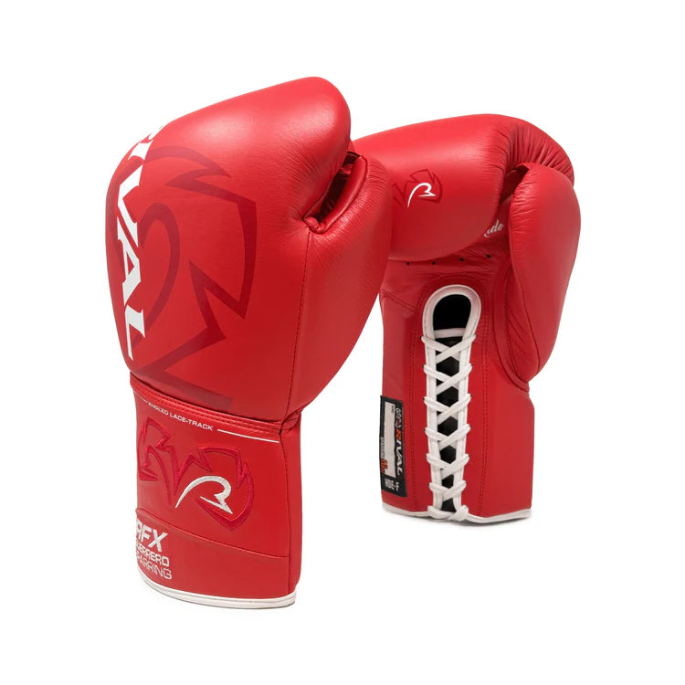 Guantes de piel Rival RFX Guerrero HDE-F (rojo)