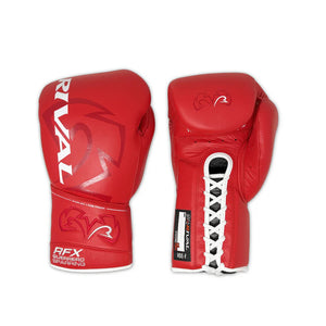 Guantes de piel Rival RFX Guerrero HDE-F (rojo)