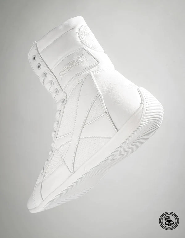 Zapatillas de boxeo Superare Edición especial (blancas)