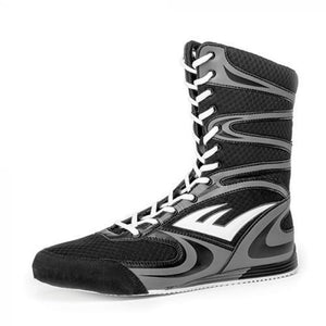Zapatillas bota larga de boxeo Everlast Contender (negro)