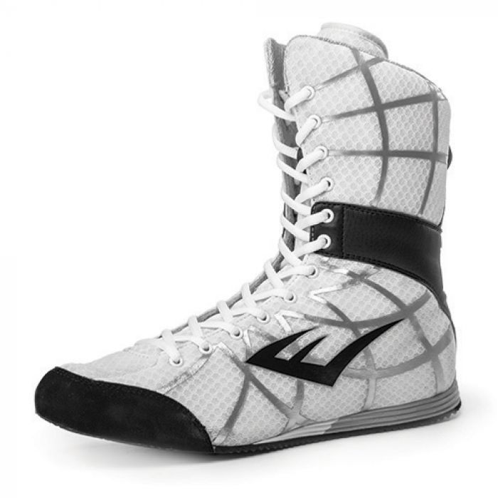 Zapatillas bota de boxeo Grid (blanco) – Capital MMA