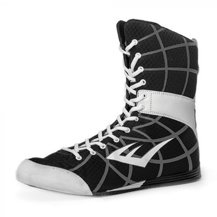 Zapatillas bota larga de boxeo Everlast Grid (negro)