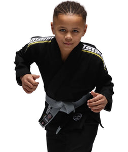 Traje de Jiu jitsu para niño Nova Absolute Kids (negro y khaki)