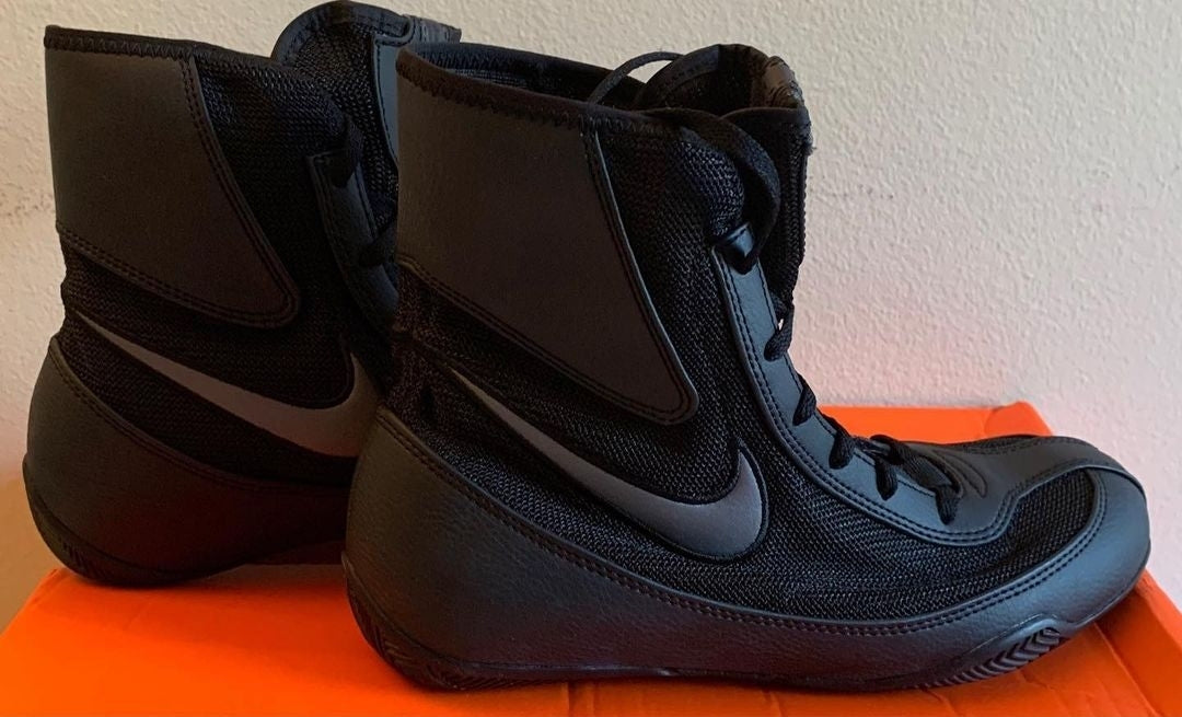 Boxeo Nike Machomai Botas Naranjas Nike Zapatillas De Boxeo Nike