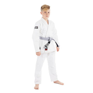 Traje de Jiu jitsu para niño Kids Roots Tatami - Blanco