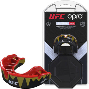 Protector Bucal UFC Platinum con caja octagonal