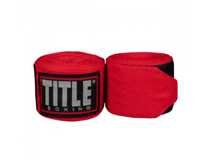 Kit  de 10 Vendas Title Boxing 180" - Rojo
