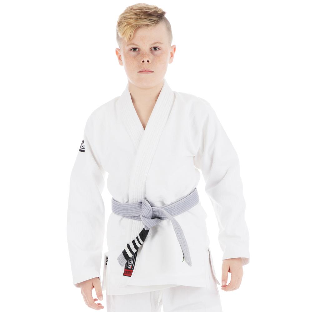 Traje de Jiu jitsu para niño Kids Roots Tatami - Blanco